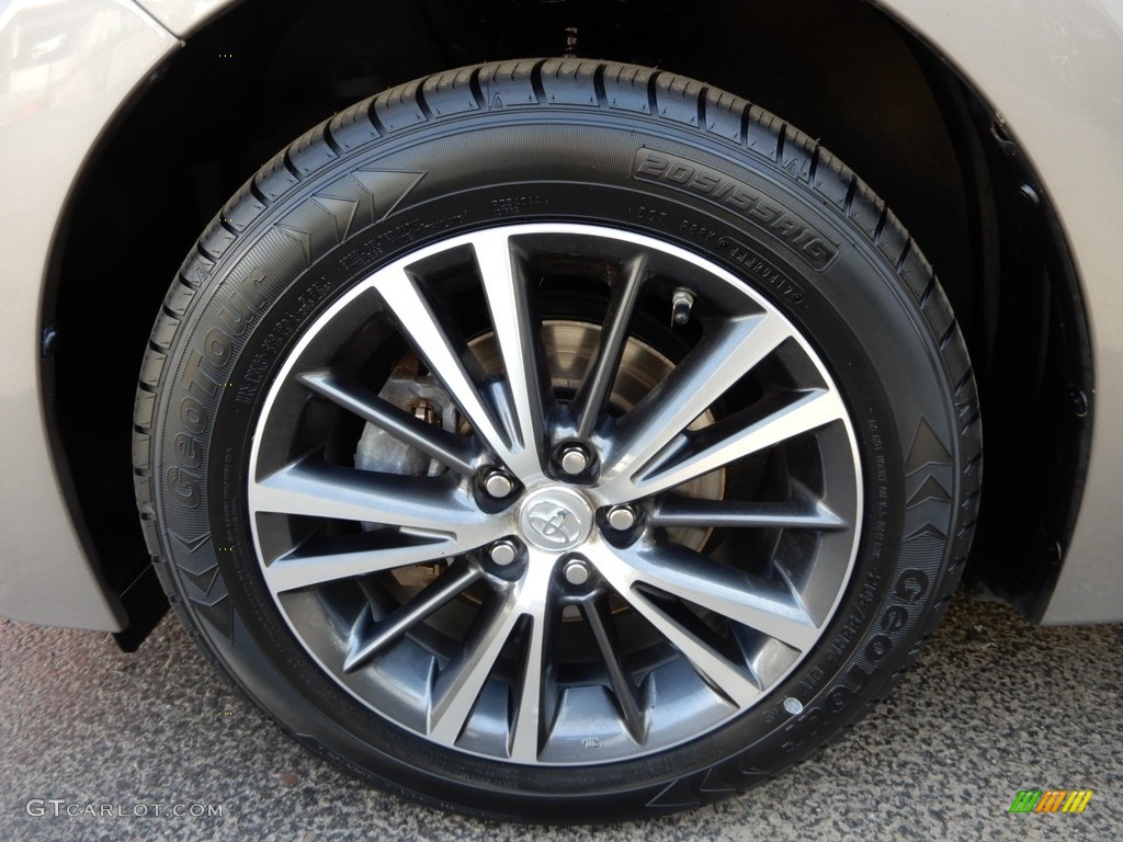 2016 Corolla LE - Brown Sugar Metallic / Black photo #17