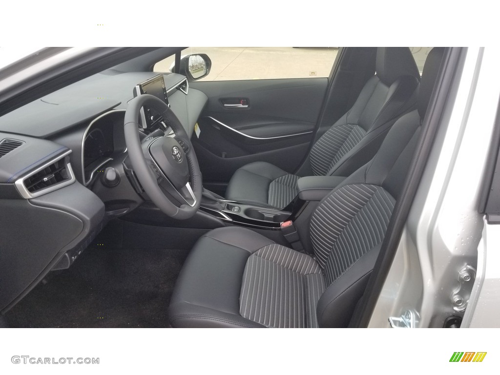 Black Interior 2020 Toyota Corolla XSE Photo #132946553