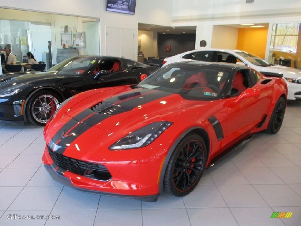 2018 Corvette Z06 Coupe - Torch Red / Adrenaline Red photo #5