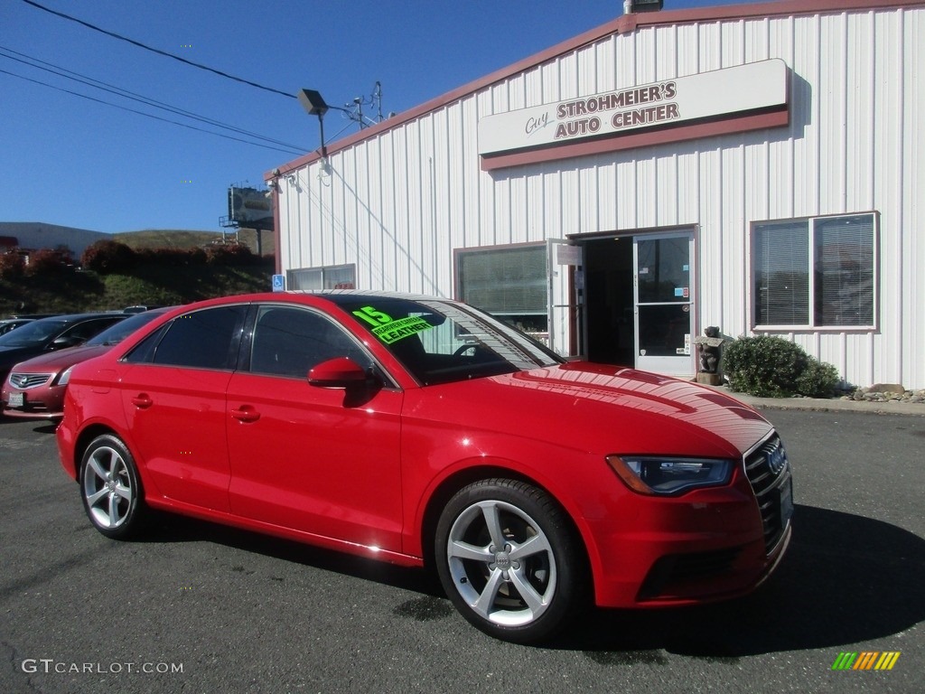 2015 A3 1.8 Premium - Brilliant Red / Black photo #1