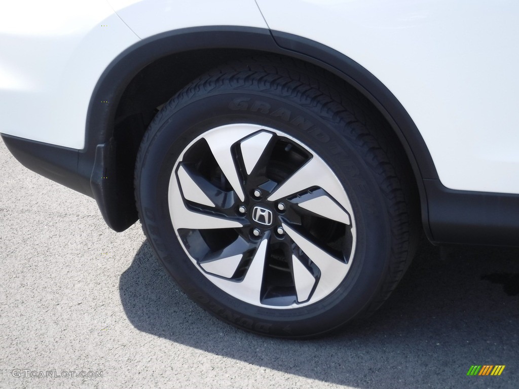 2016 CR-V Touring AWD - White Diamond Pearl / Beige photo #3