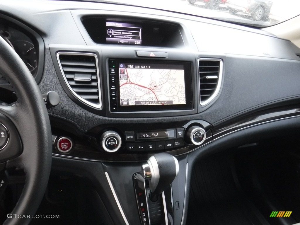 2016 CR-V Touring AWD - White Diamond Pearl / Beige photo #18