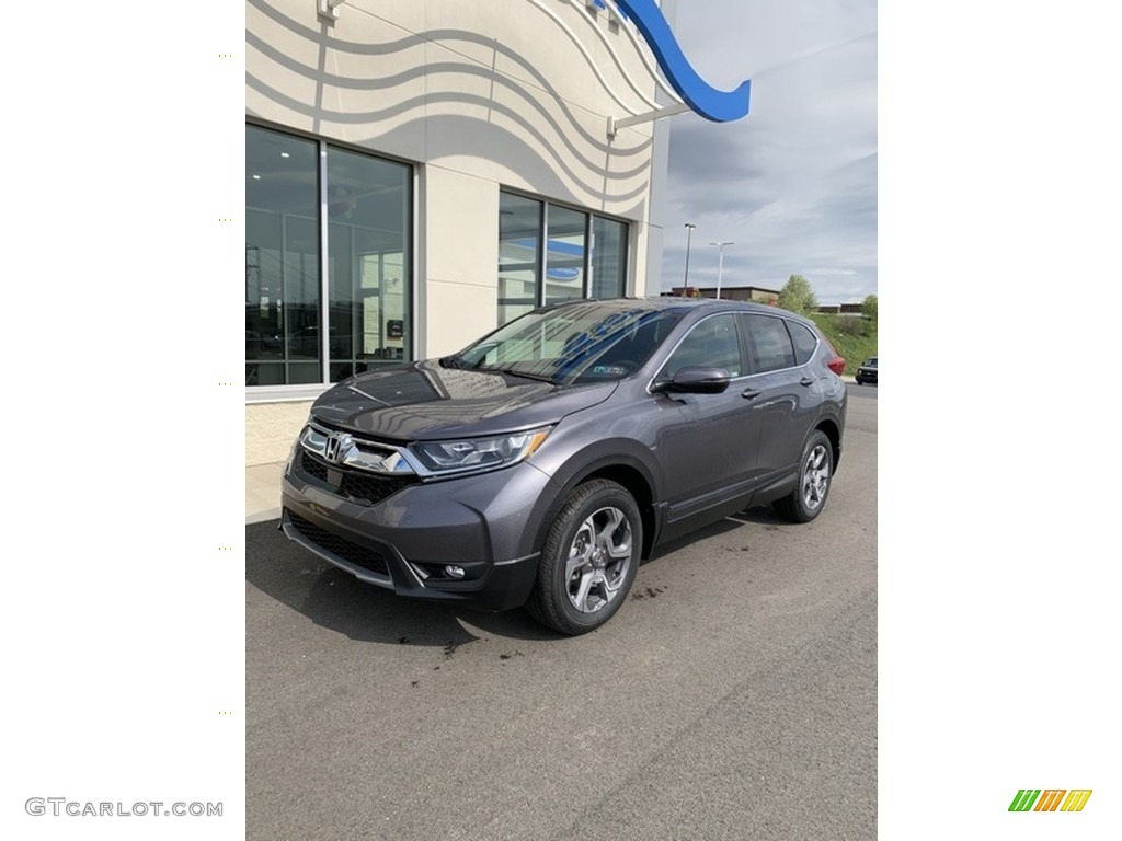 2019 CR-V EX-L AWD - Modern Steel Metallic / Gray photo #2