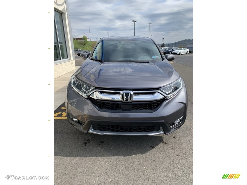 2019 CR-V EX-L AWD - Modern Steel Metallic / Gray photo #3