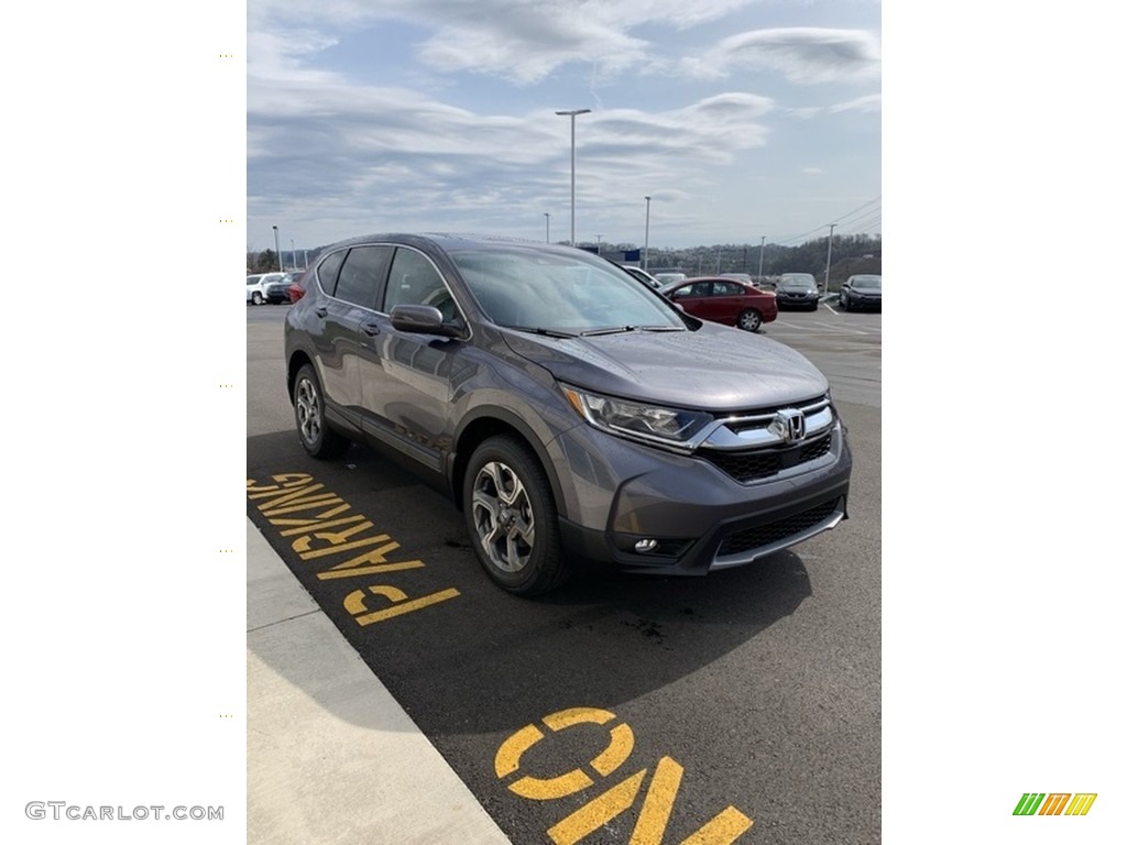 2019 CR-V EX-L AWD - Modern Steel Metallic / Gray photo #4