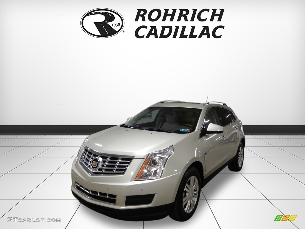 2016 SRX Luxury AWD - Silver Coast Metallic / Shale/Brownstone photo #1