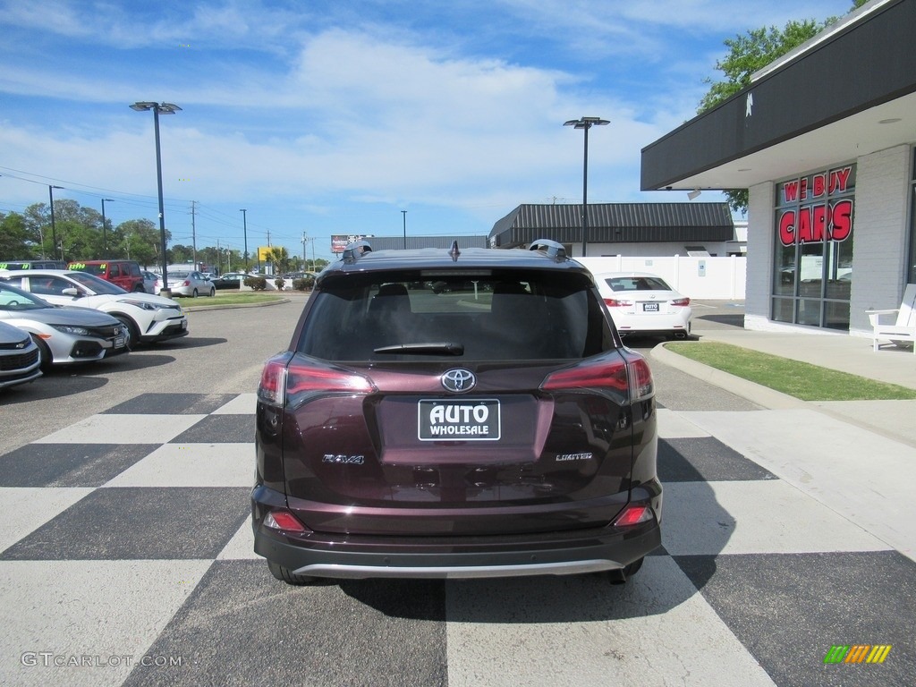 2017 RAV4 Limited - Black / Black photo #4