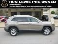 Light Brownstone Pearl 2016 Jeep Cherokee Latitude 4x4