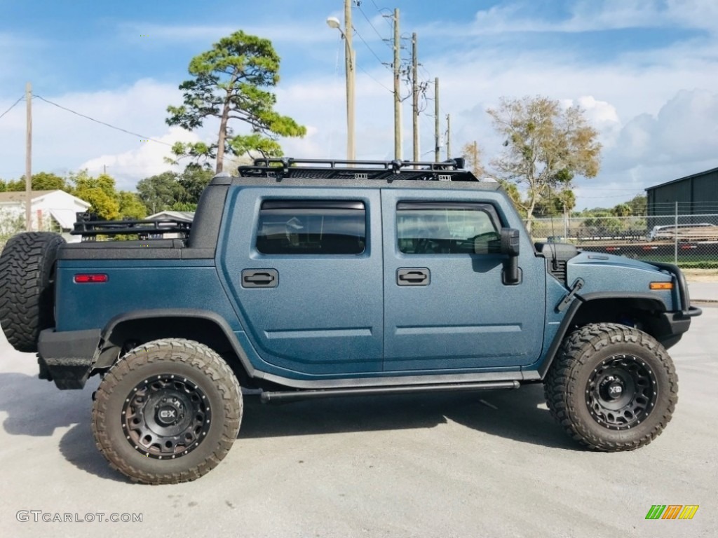 2007 H2 SUT - All Terrain Blue / Ebony Black photo #3