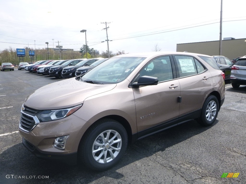 2019 Equinox LS - Sandy Ridge Metallic / Medium Ash Gray photo #1