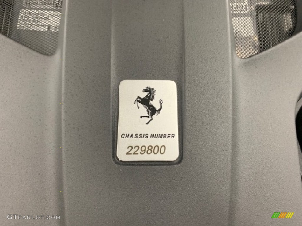 2018 Ferrari GTC4Lusso Standard GTC4Lusso Model Info Tag Photo #132953531