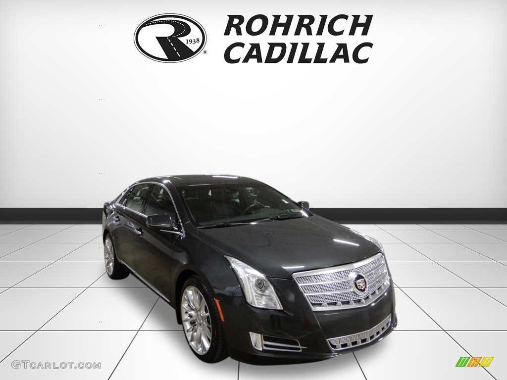 2013 XTS Platinum AWD - Graphite Metallic / Jet Black/Light Wheat Opus Full Leather photo #7