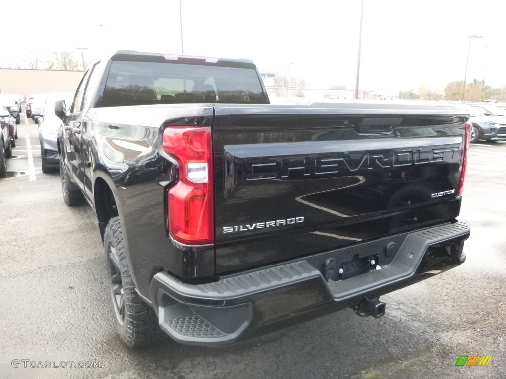 2019 Silverado 1500 Custom Z71 Trail Boss Double Cab 4WD - Black / Jet Black photo #3