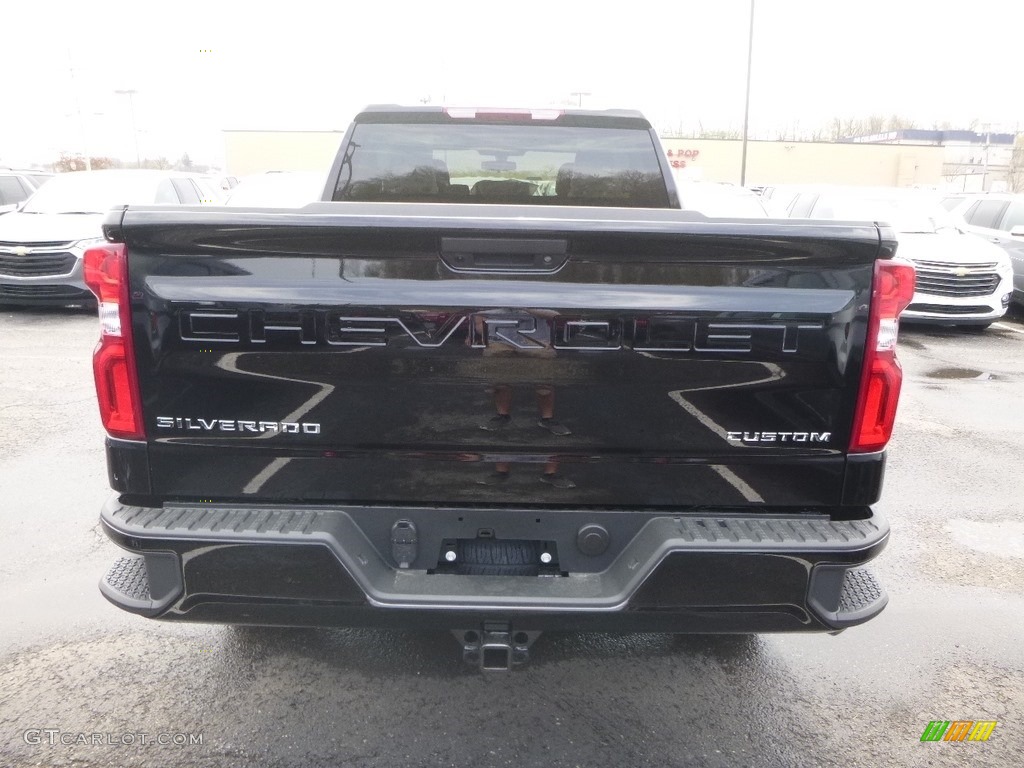 2019 Silverado 1500 Custom Z71 Trail Boss Double Cab 4WD - Black / Jet Black photo #4