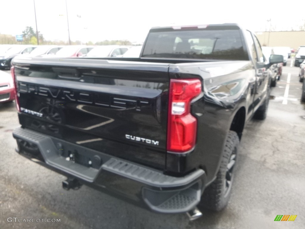2019 Silverado 1500 Custom Z71 Trail Boss Double Cab 4WD - Black / Jet Black photo #5