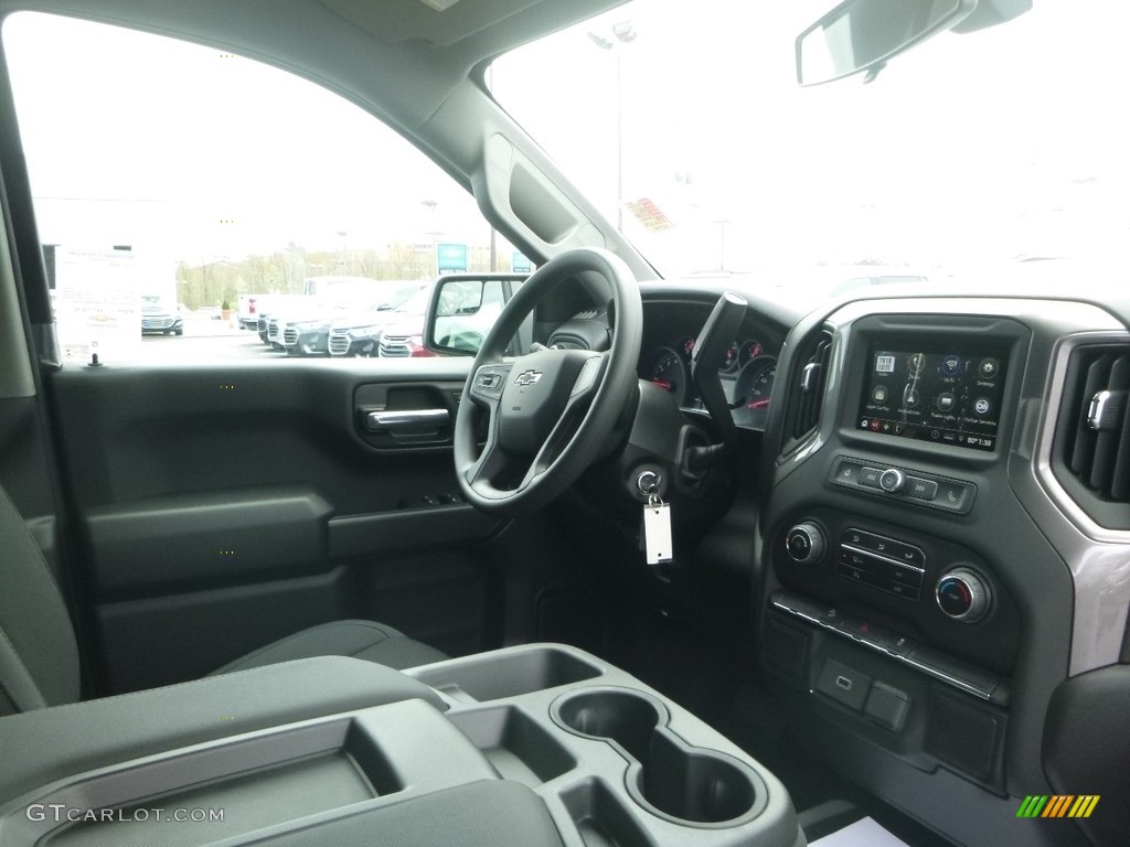 2019 Silverado 1500 Custom Z71 Trail Boss Double Cab 4WD - Black / Jet Black photo #11