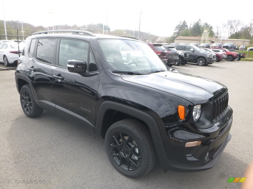 Black 2019 Jeep Renegade Latitude 4x4 Exterior Photo #132955700