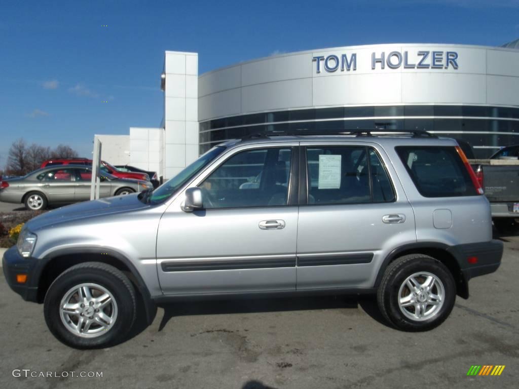 2001 CR-V EX 4WD - Satin Silver Metallic / Dark Gray photo #2