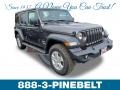 2019 Granite Crystal Metallic Jeep Wrangler Unlimited Sport 4x4  photo #1