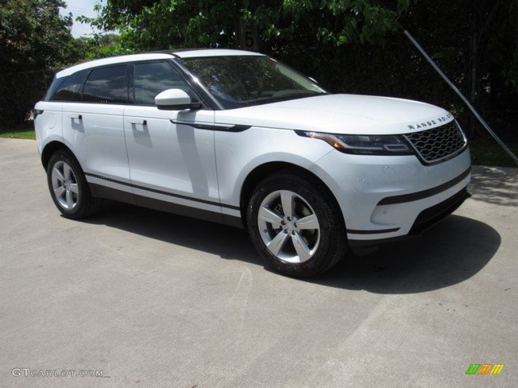 2019 Range Rover Velar S - Yulong White Metallic / Acorn/Ebony photo #1