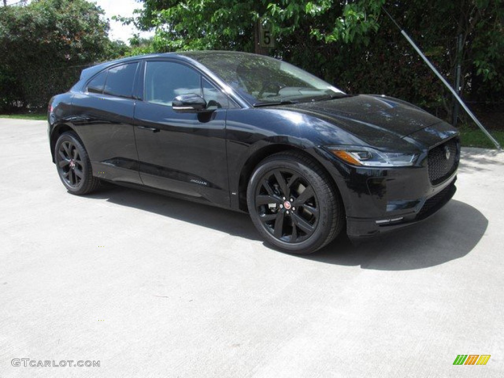 Farallon Pearl Black Metallic 2019 Jaguar I-PACE SE AWD Exterior Photo #132959975