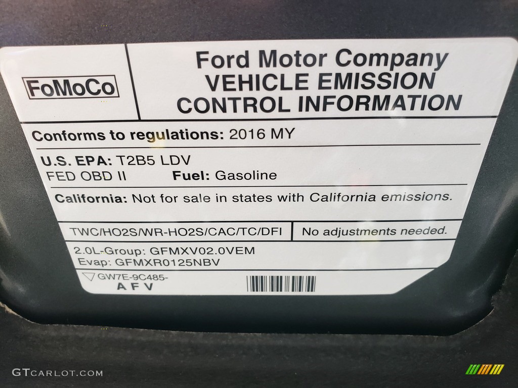 2016 Fusion SE AWD - Magnetic Metallic / Charcoal Black photo #53