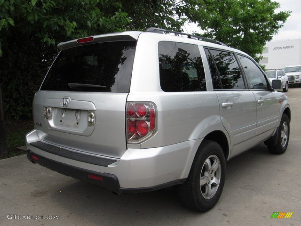 2007 Pilot EX-L - Nimbus Gray Metallic / Gray photo #8