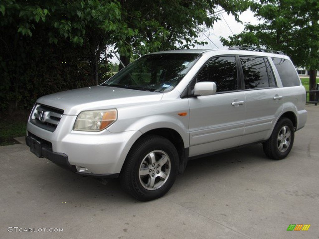 2007 Pilot EX-L - Nimbus Gray Metallic / Gray photo #12