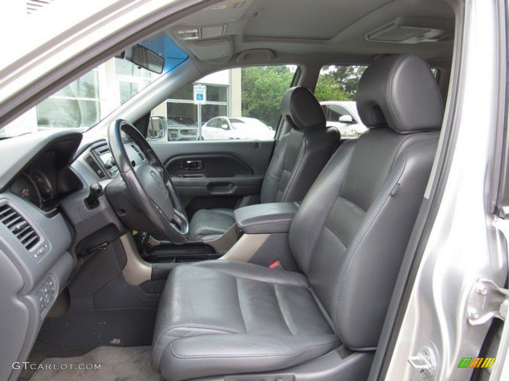 2007 Pilot EX-L - Nimbus Gray Metallic / Gray photo #14