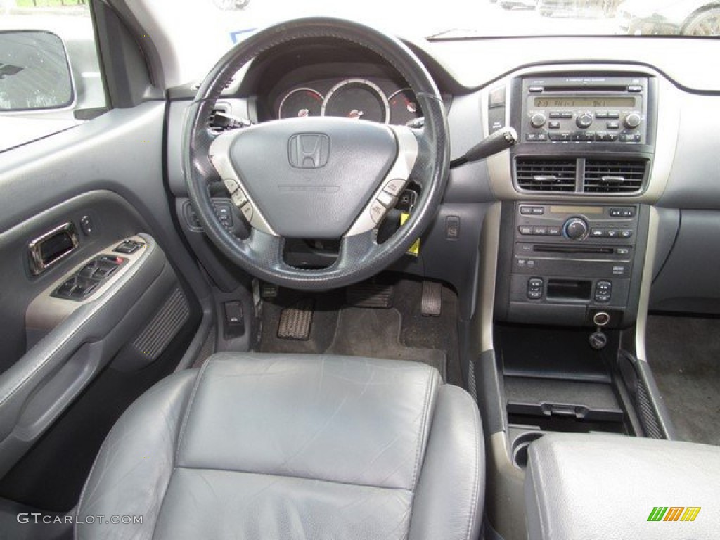 2007 Pilot EX-L - Nimbus Gray Metallic / Gray photo #15