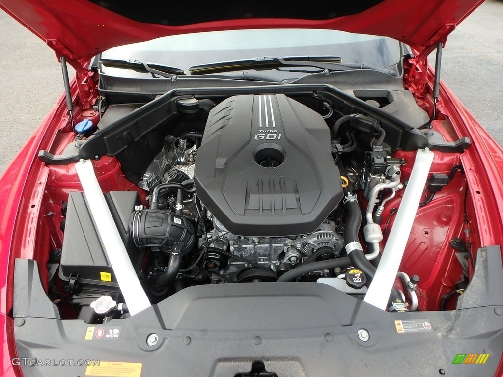 2019 Kia Stinger 2.0L AWD 2.0 Liter GDI Turbocharged DOHC 16-Valve CVVT 4 Cylinder Engine Photo #132963206