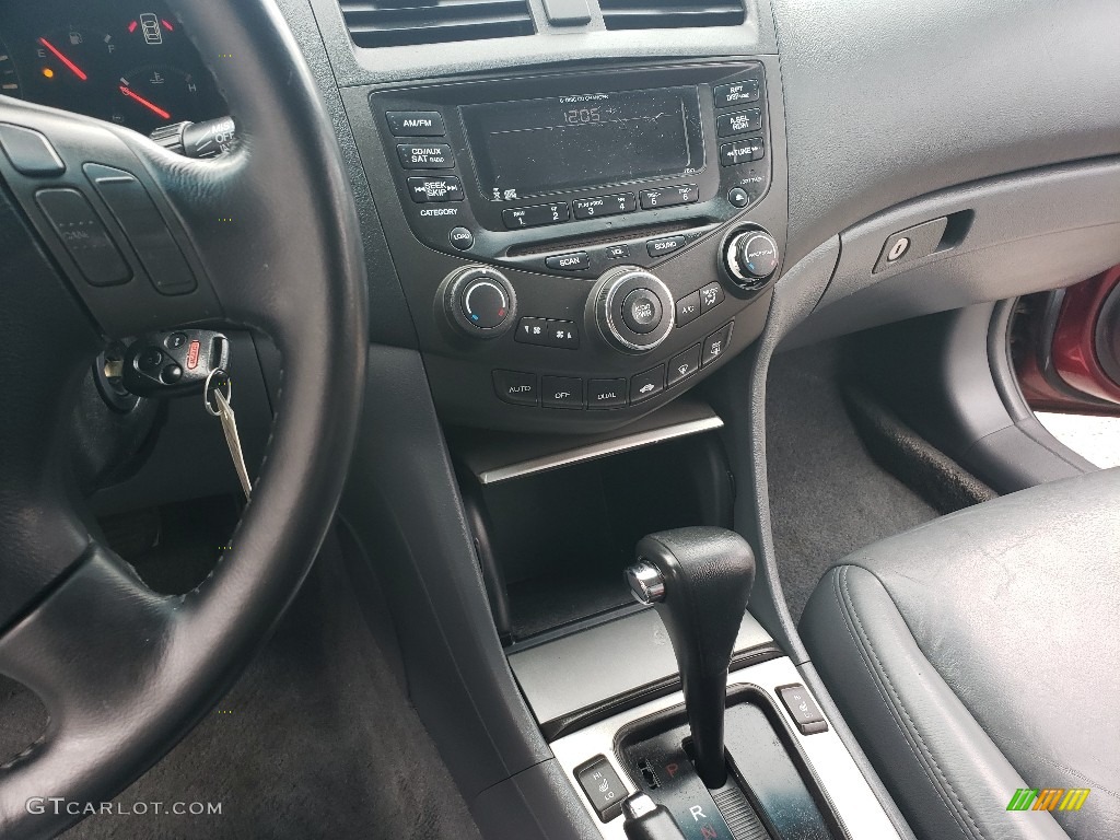 2004 Accord EX V6 Sedan - Redondo Red Pearl / Gray photo #4