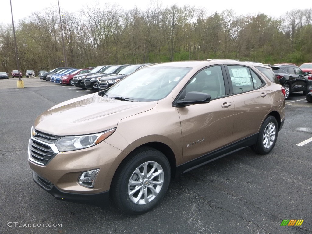 2019 Equinox LS - Sandy Ridge Metallic / Medium Ash Gray photo #1