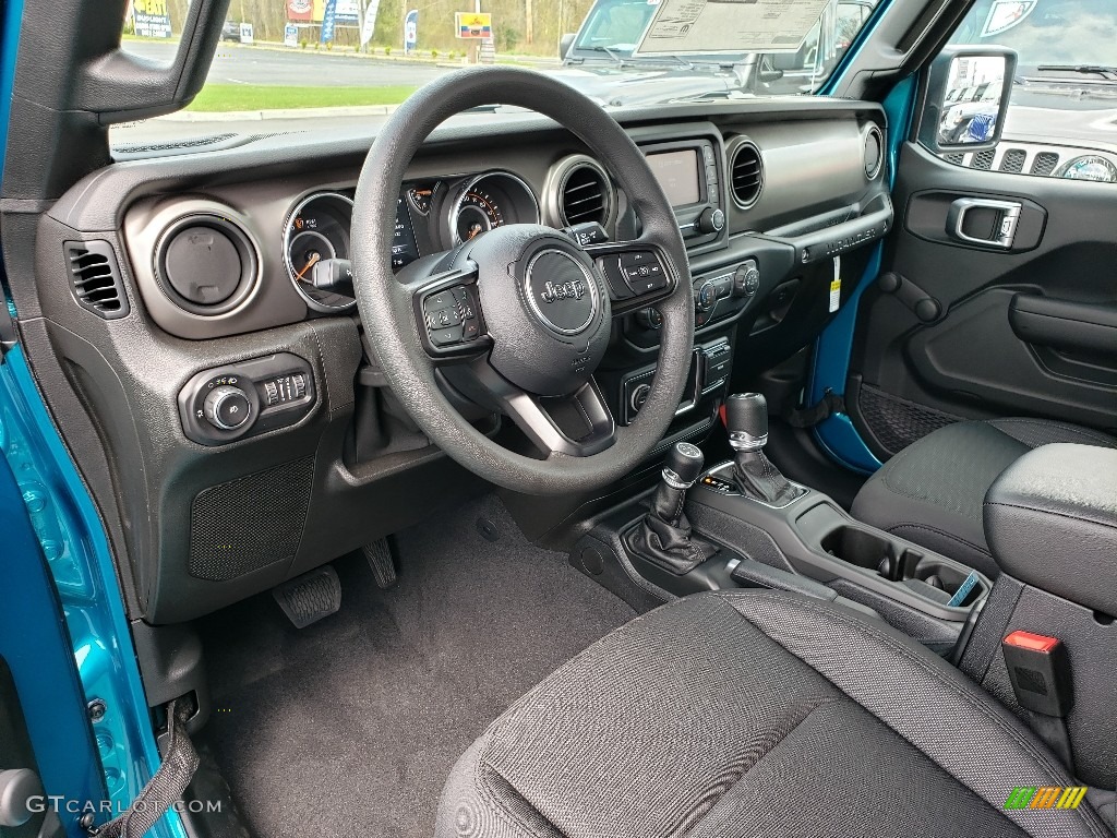 Black Interior 2019 Jeep Wrangler Unlimited Sport 4x4 Photo