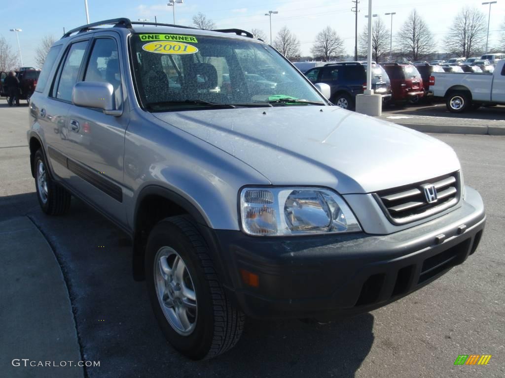 2001 CR-V EX 4WD - Satin Silver Metallic / Dark Gray photo #7