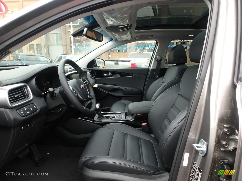 Satin Black Interior 2019 Kia Sorento SX AWD Photo #132964475