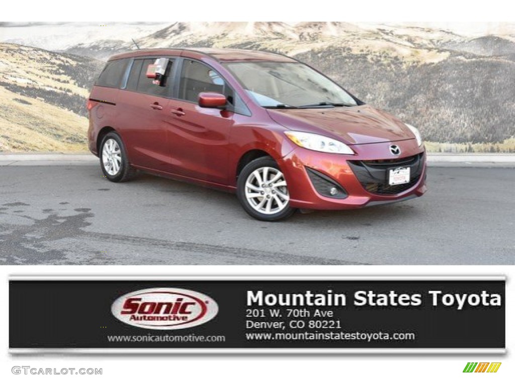 2012 MAZDA5 Sport - Copper Red Mica / Sand photo #1
