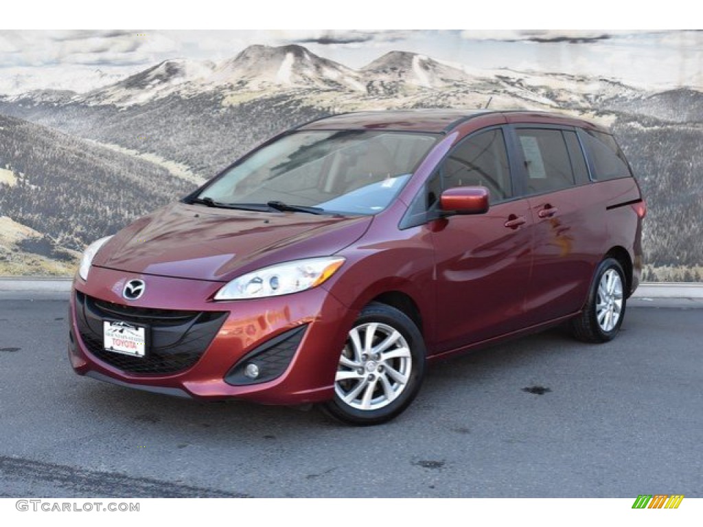 2012 MAZDA5 Sport - Copper Red Mica / Sand photo #5