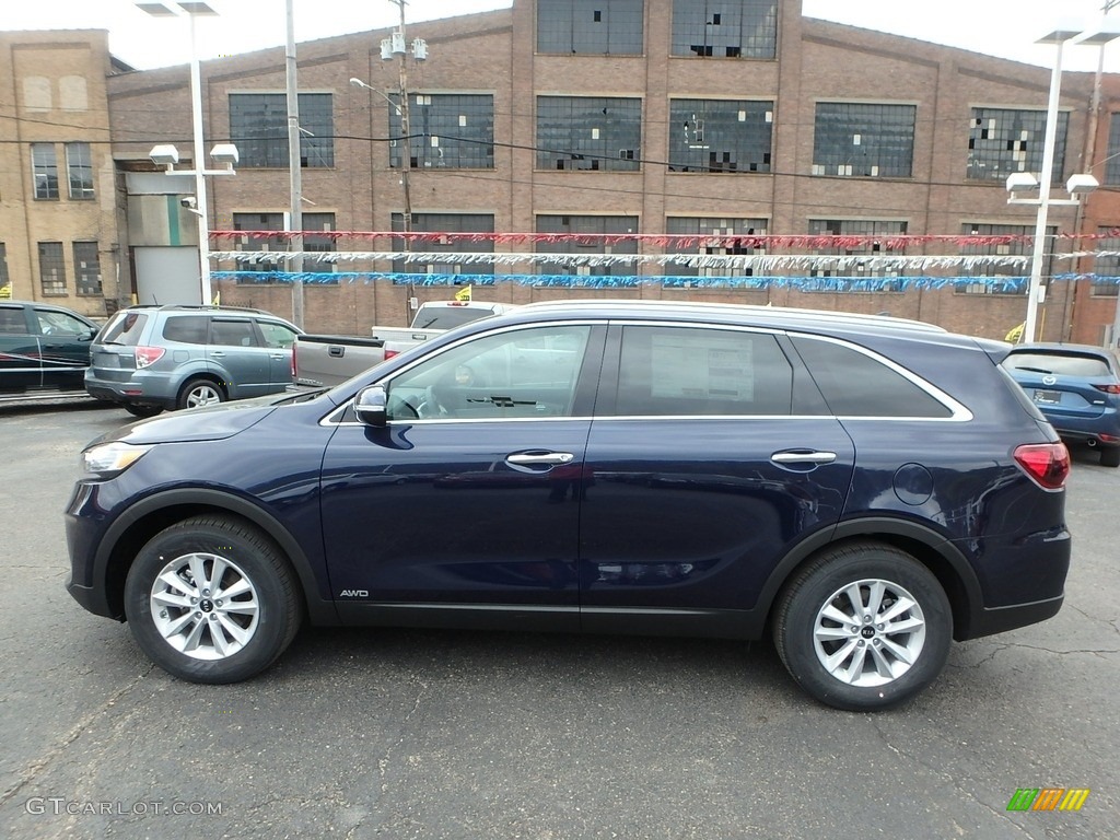 2019 Sorento LX AWD - Blaze Blue / Stone Beige photo #6