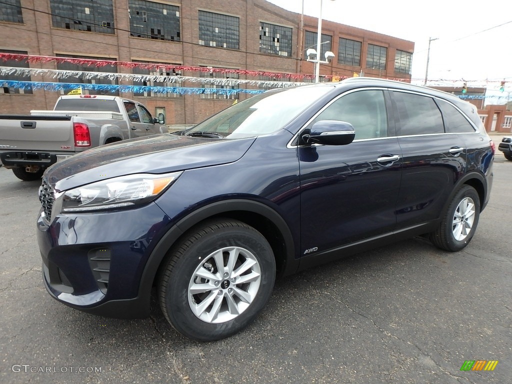 2019 Sorento LX AWD - Blaze Blue / Stone Beige photo #7