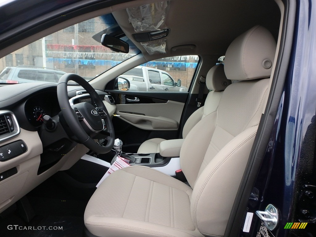 2019 Sorento LX AWD - Blaze Blue / Stone Beige photo #11