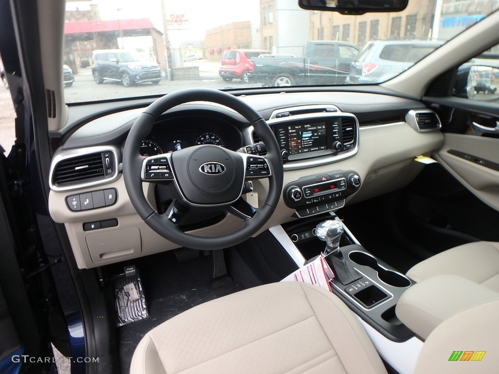 2019 Sorento LX AWD - Blaze Blue / Stone Beige photo #13