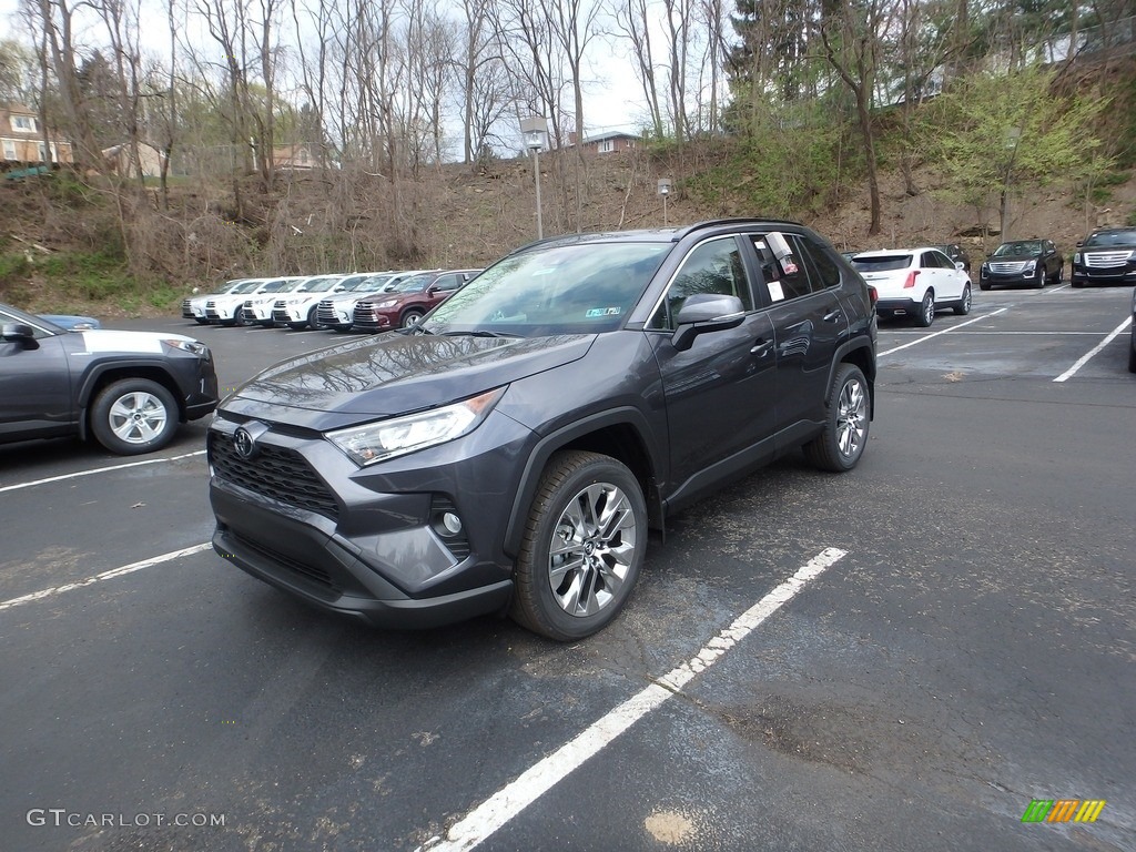 2019 RAV4 XLE AWD - Magnetic Gray Metallic / Light Gray photo #4