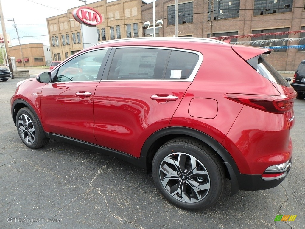 2020 Sportage EX AWD - Hyper Red / Black photo #5