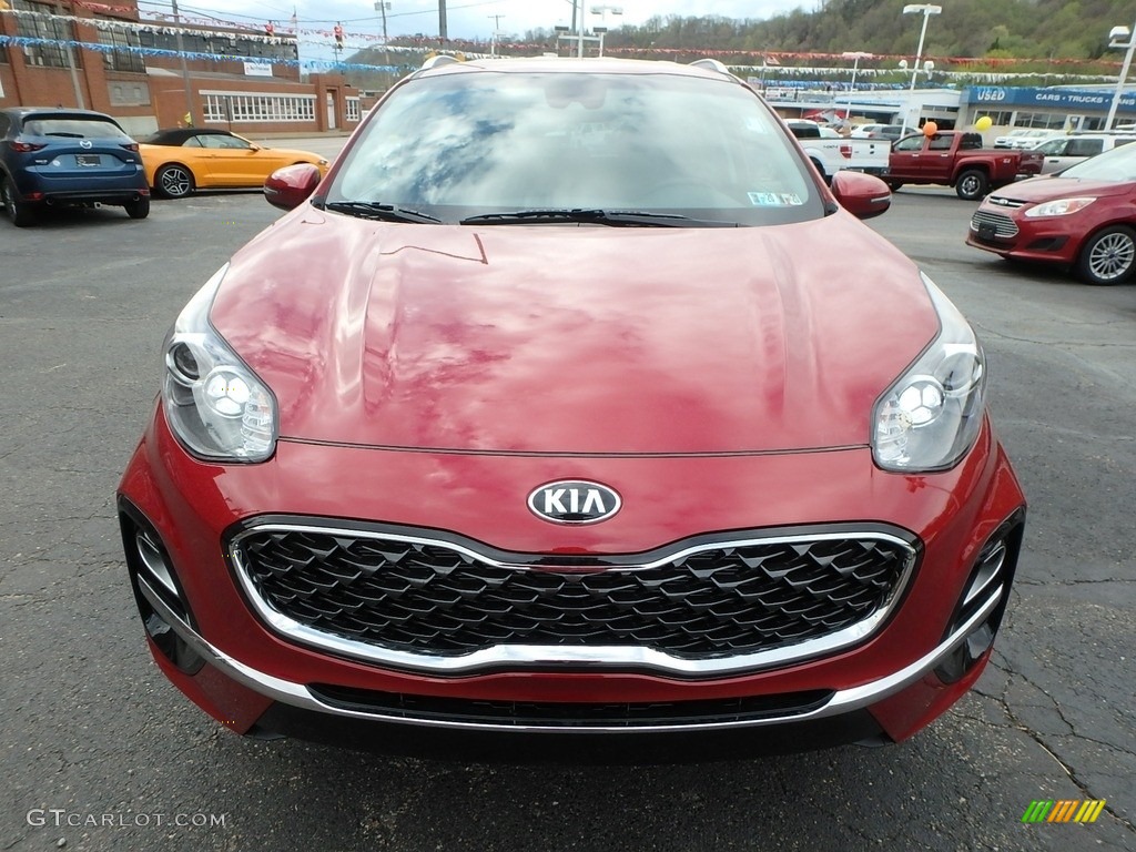 2020 Sportage EX AWD - Hyper Red / Black photo #8