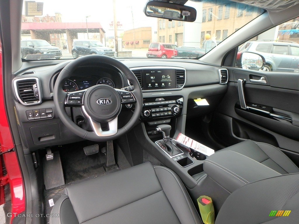 Black Interior 2020 Kia Sportage EX AWD Photo #132967112