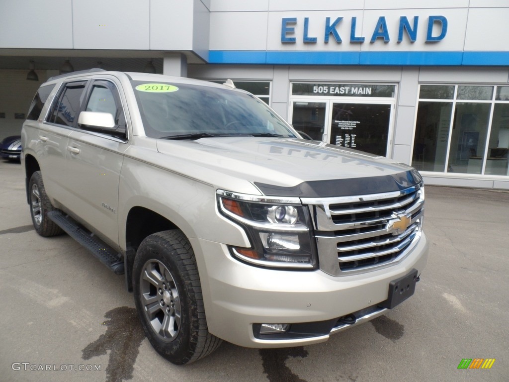 2017 Tahoe LT 4WD - Champagne Silver Metallic / Cocoa/Dune photo #3