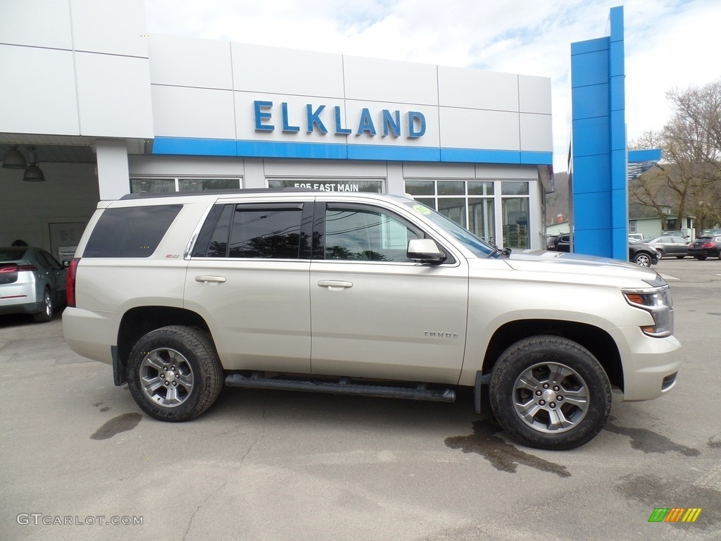 2017 Tahoe LT 4WD - Champagne Silver Metallic / Cocoa/Dune photo #4