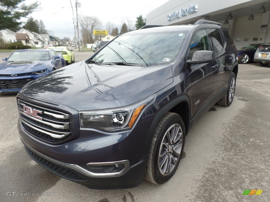 2019 Acadia SLT AWD - Blue Steel Metallic / Jet Black/Kalahari photo #4