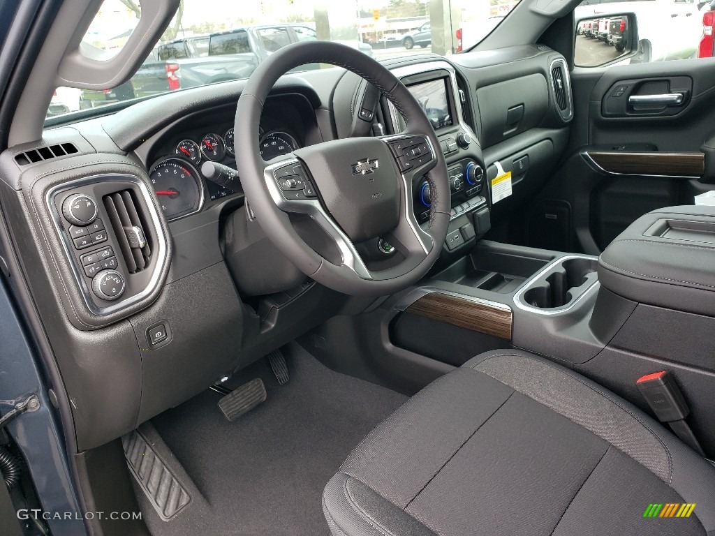 Jet Black Interior 2019 Chevrolet Silverado 1500 RST Double Cab 4WD Photo #132970637